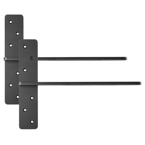 Vevor 2 Pcs Shelf Brackets 16 Inch 406.4 Mm Heavy Duty Floating Shelf Brackets