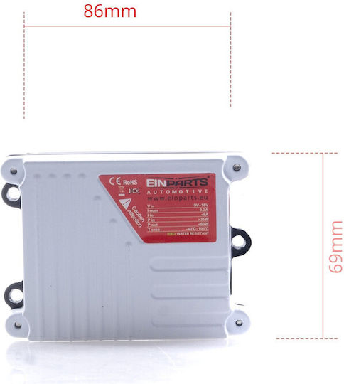 Xenon HID H7 35W 4300K Digital 12V Slim DC 35W 6.0A Start Set