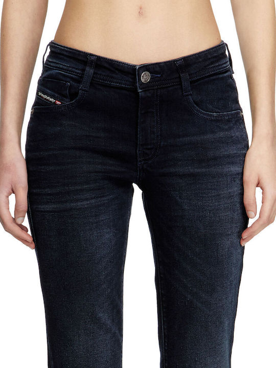 1969 D-ebbey Blugi de damă cu croială bootcut Blue-black
