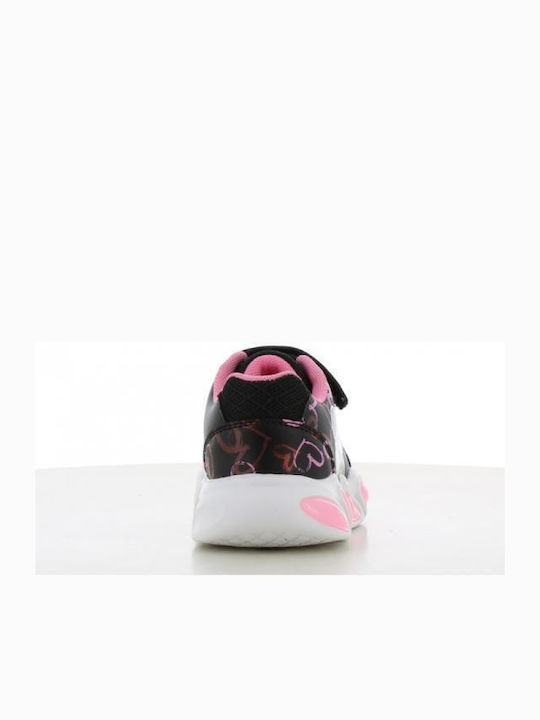 Minnie Mouse Kids Sneakers with Scratch Black
