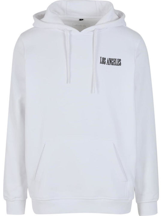 Wording Emb Суитшърт с Качулка White