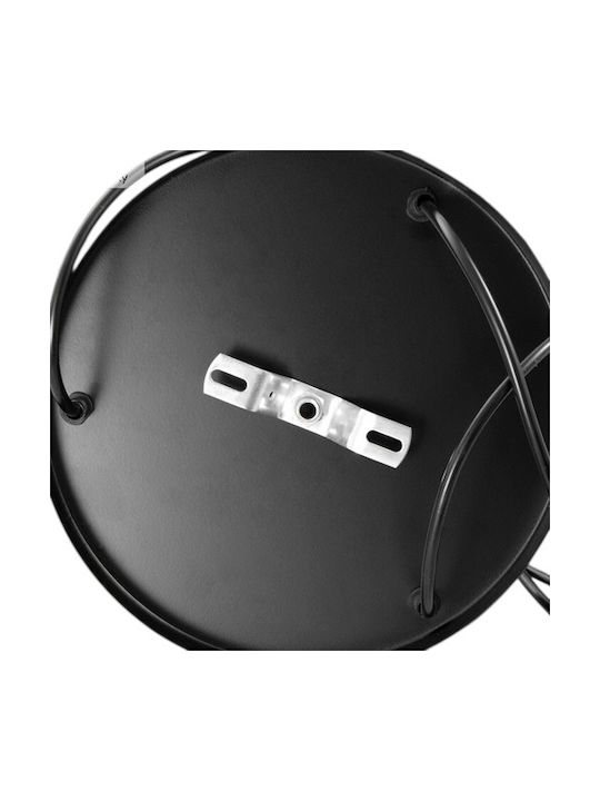 Diamond Adjustable Pendant Light Black with Socket E27