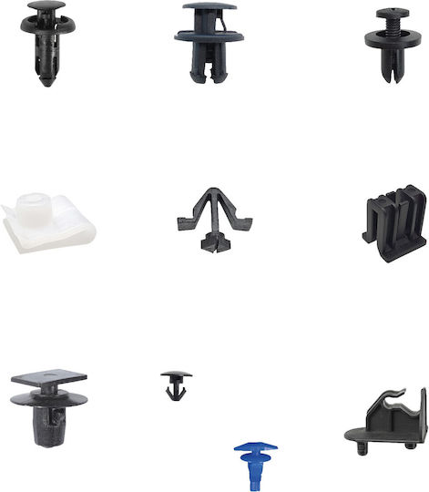 Dedicated Clips Fasteners Nissan Set 410 Pcs