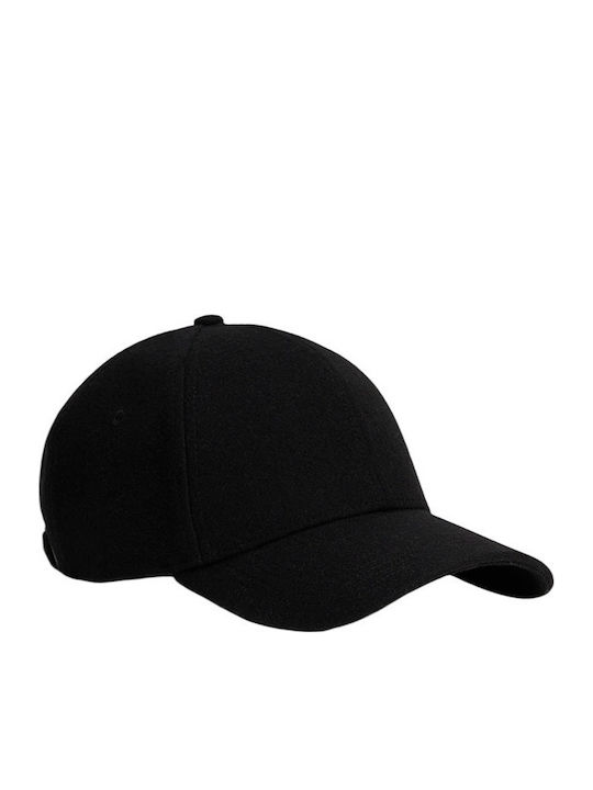 Ανδρικό Καπέλο Tommy Hilfiger Th Rwb 6 Panel Melton Cap Black Am0am13584-bds