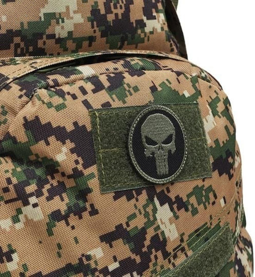 Nils Military Backpack Backpack made of Polyester Khaki 45lt