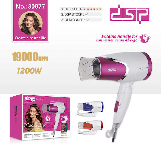 Uscător de păr de călătorie 1200W 610834_bl