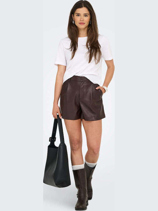 Women's Leather Shorts Chocolate Torte