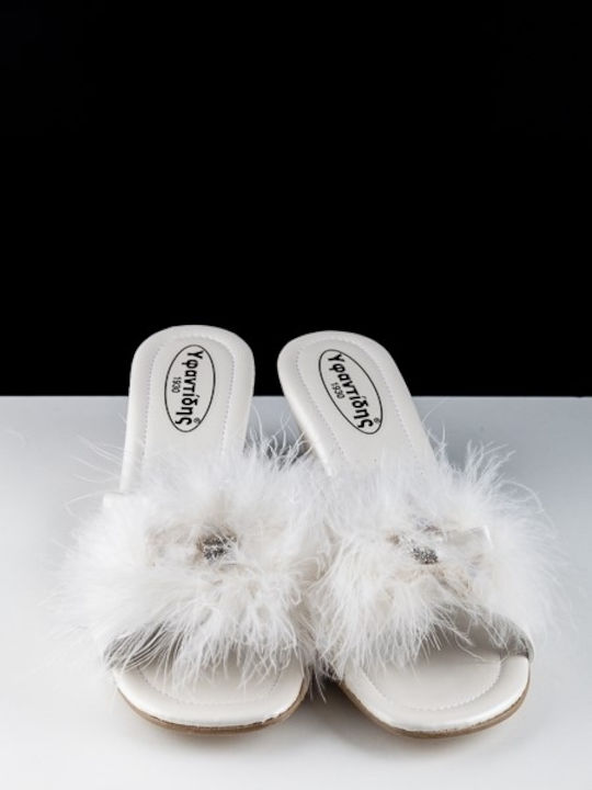 Bridal Women's Slippers White