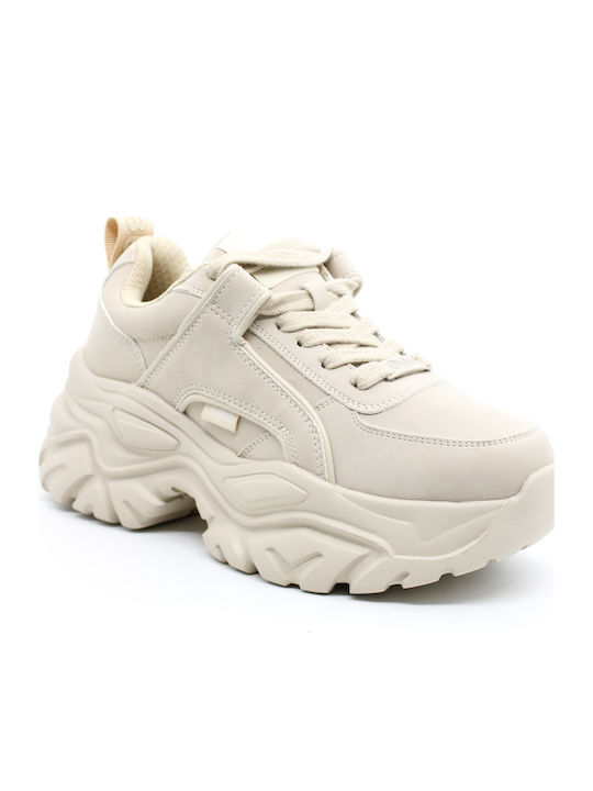 Buffalo Sneakers Μπεζ Buffalo Sneakers Μπεζ