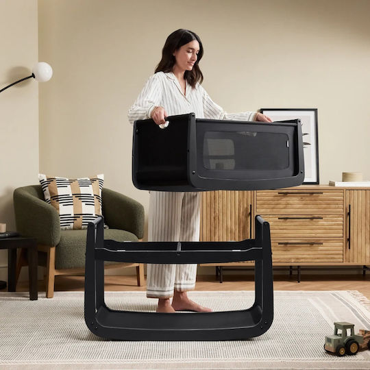 Snuz Wiege Snuzpod5 mit Matratze und Rädern Gray