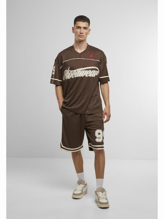 Αθλητική Ανδρική Βερμούδα Chocolate Brown