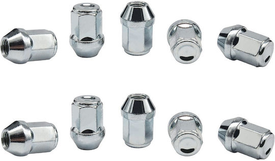 Simoni Racing Nuts M14x1.5mm Length 33mm for Key No 19 10pcs