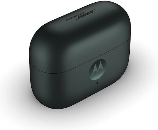 Motorola Moto Buds Loop Bluetooth Handsfree Ακουστικά με Αντοχή στον Ιδρώτα και Θήκη Φόρτισης Πράσινα