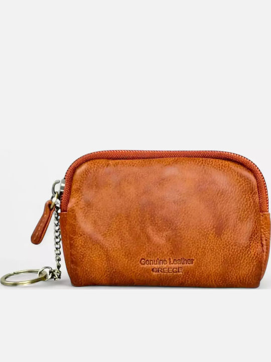 Leder Schlüsselhalter Calfnero 8023w Cognac Leder Schlüsselhalter Calfnero 8023w Cognac