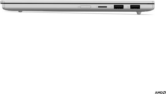 Lenovo IdeaPad Slim 5 13ARP10 13.3" IPS FHD+ (Ryzen 7-7735HS/16GB/1TB SSD/No OS) Gri Cloud (Tastatură Engleză Internațională)