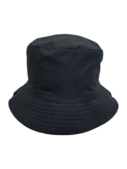 Brims and Trims Υφασμάτινo Καπέλο Bucket Μαύρο