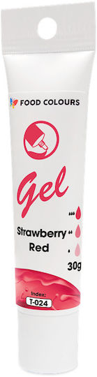 Food Colours Χρώμα Ζαχαροπλαστικής σε Μορφή Gel Κόκκινο 30gr Σωληνάριο