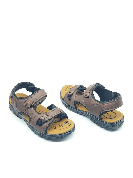 Herrensandalen in Braun Farbe