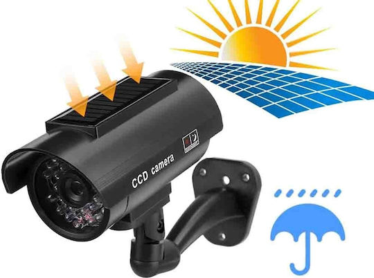 Dummy Security Camera Solar Panel Led Operation