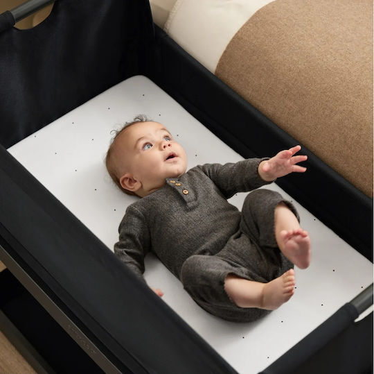 Snuz Set Baby Bettlaken Für Wiege Baumwolle Weiß 44x80cm 2Stück