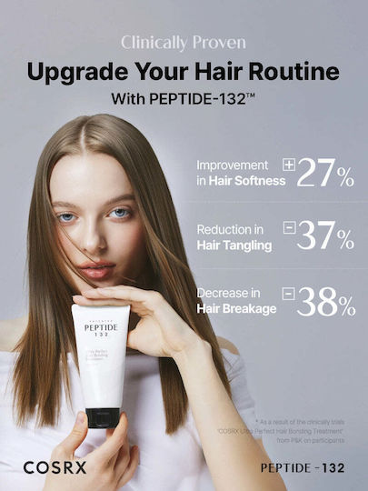 Cosrx Peptide 132 Haarmaske für Reparatur mit Arganöl Keratin Hyaluronsäure Peptide & Niacinamid 120ml
