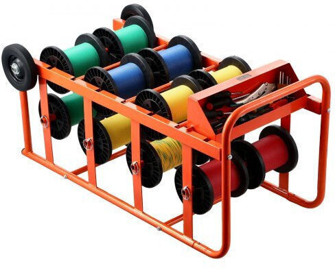 Vevor Wire Spool Rack 11 Rods Cable Caddy Industrial Electrical Retail Use