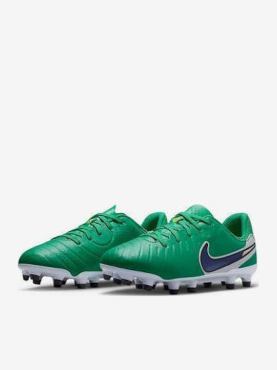 Nike Tiempo Legend 10 Academy Football Shoes with Cleats Green