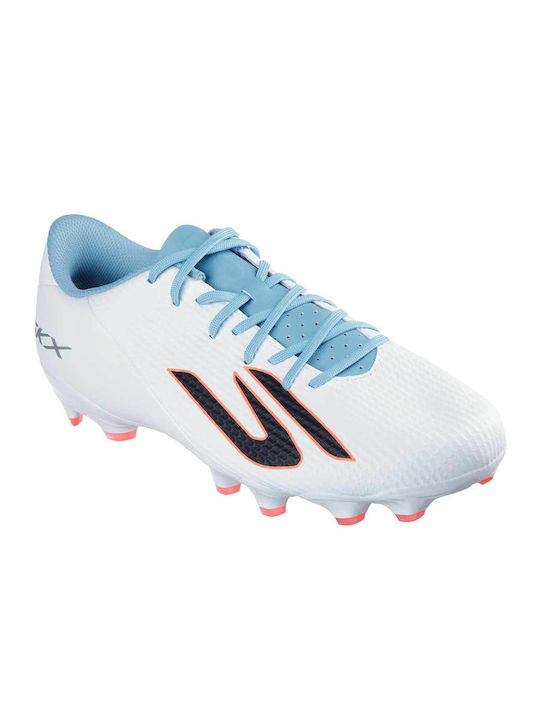 Skechers Футболни Обувки с Бутони Бели