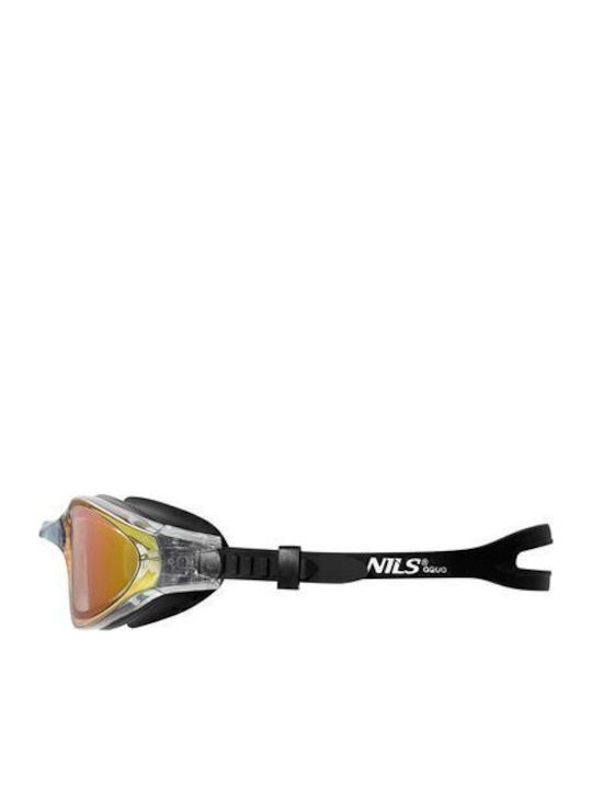 Nils Swimming Goggles Adults with Anti-fog Lenses Black