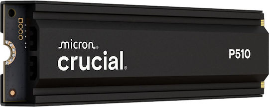 Crucial P510 SSD 2TB M.2 Type with PCI Express 5.0 Connection and Heatsink CT2000P510SSD5