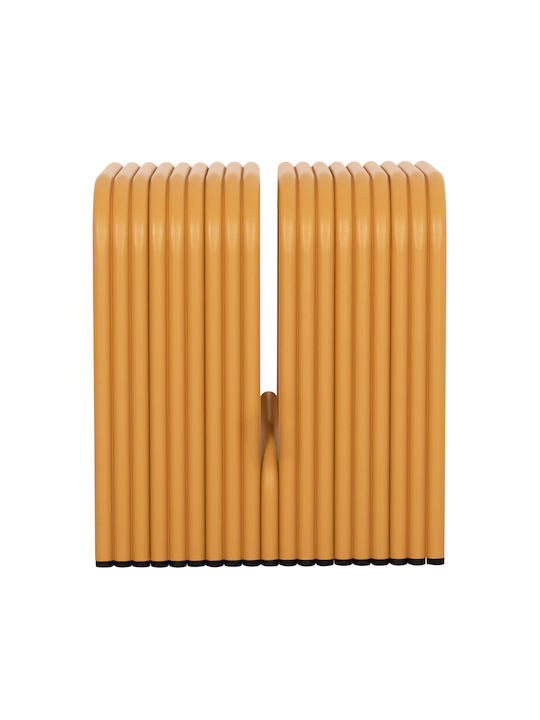 Stool For Living Room Metallic Intrepid Mustard 40x38x42cm