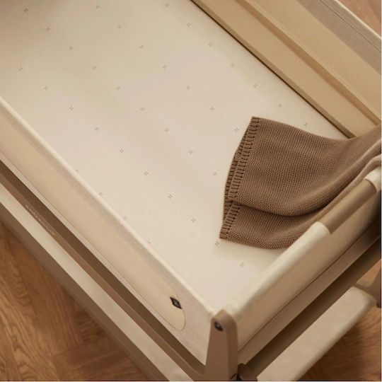 Snuz Beige Fitted Baby Sheets 44x80cm