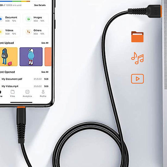 Linq USB To Lightning Charge 20W 3M Cable iPhone iPad Black