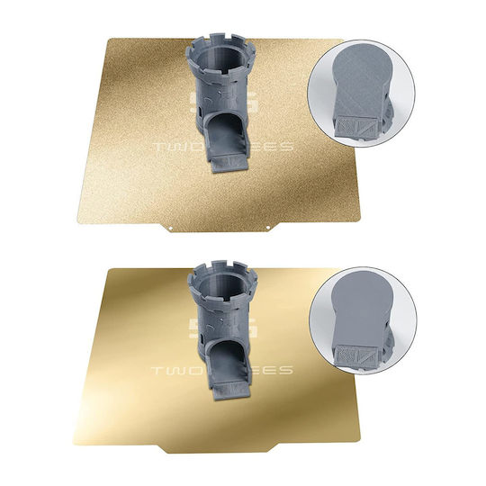 Suprafață De Imprimare Dublă Față Texturată Netedă 235 X 235 Mm Placă Pei Imprimantă 3D Ender 3 Ender 5/pro Cr 20/pro Mega Pro Kobra Aquila C2 S2 X2 Odin-5 F3 Neptune X 2 2s Mingd D2 Lk4/lk4 Pro B1 A10m/a10t Bază Magnetică