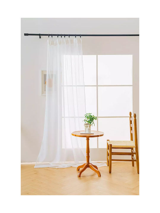 Cotton Market Завеса с Плик с писалка Бяла 145x270бр