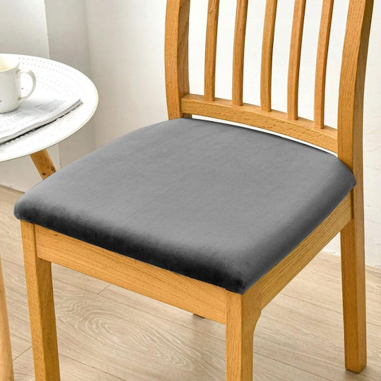 Ubieramy Meble Elastic Cover for Chair Gray 50x50cm 1pcs