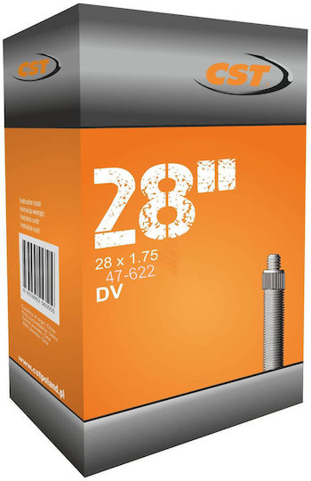 Tube 28 X 1.75 700x45c Dv 40mm Cycling Cst