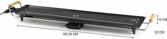 Domo Teppanyaki cu Termostat Reglabil 1800W 90x22cm.
