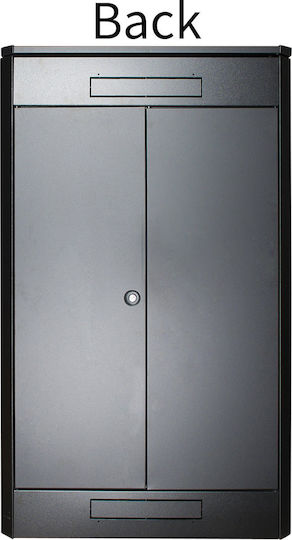 Lanview Επιδαπέδια Καμπίνα Rack 26U 80x100x134.2cm Μαύρο