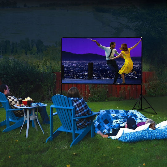 Extralink Οθόνη Προβολής Projector Δαπέδου με Λόγο Εικόνας 16:9 220x125cm / 100"