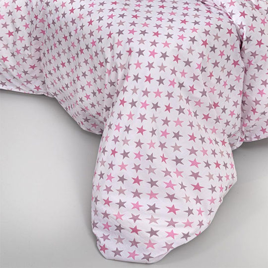 Guy Laroche Cosmos Детски Плик за Завивка Единичен Памучен Pudra 165x225бр