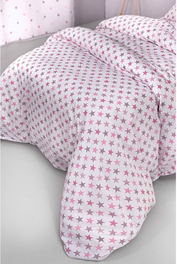 Guy Laroche Cosmos Детски Плик за Завивка Единичен Памучен Pudra 165x225бр