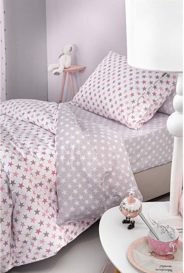 Guy Laroche Cosmos Детски Плик за Завивка Единичен Памучен Pudra 165x225бр