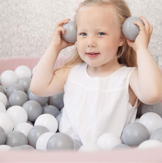 BabyTrold Piscină cu bile pentru 6+ Luni Roz