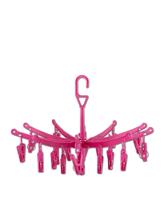 Rorets Plastic Folding Hanging Clothes Drying Rack