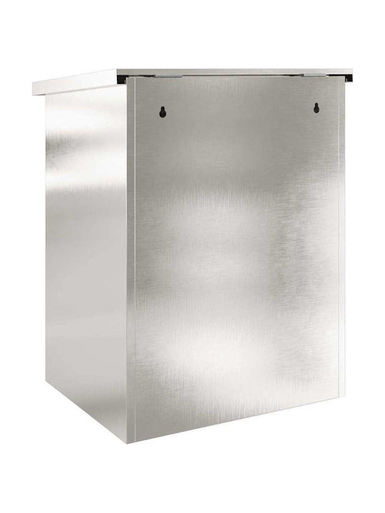 vidaXL Outdoor Mailbox Inox in Silver Color 44x35x59cm