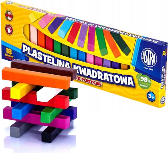 Astra Пластелини в Кутия за 3+ Години 18 Бр