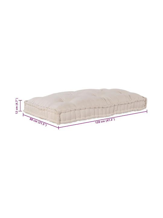 vidaXL Pallet Bench Cushion Blue 40x60cm. 4019082
