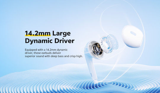 QCY In-ear Handsfree Ακουστικά με Βύσμα USB-C Λευκό