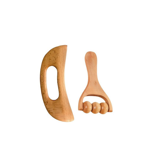 Holz Massagewerkzeuge Gua Sha & Roller Gesicht & Körper Holz Massage Set